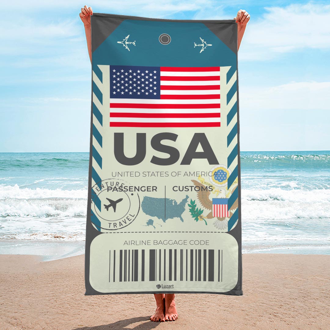 US Ticket Towel
