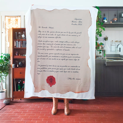Parchment Paper Custom Blanket