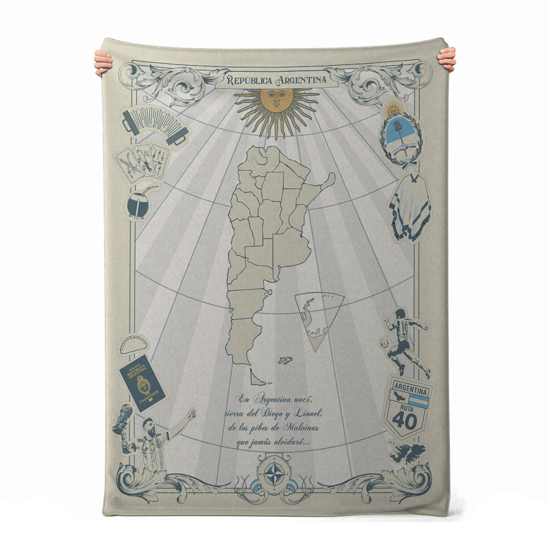 Argentine Traditions Personalized Blanket